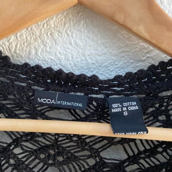 Vintage Moda International Victoria's Secret Y2K 1/2 Sleeve Cardigan Sweater S - Picture 2 of 3